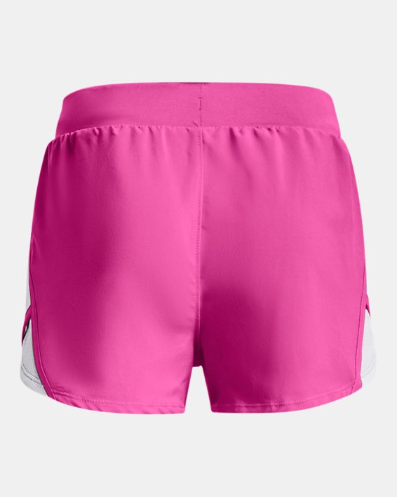 Shorts UA Fly-By para Niña, Pink, pdpMainDesktop image number 1